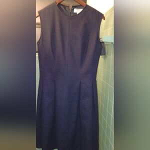 Elegant Navy Blue Women's Dress